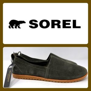 Sorel Green Slip On Shoes Size 8.5